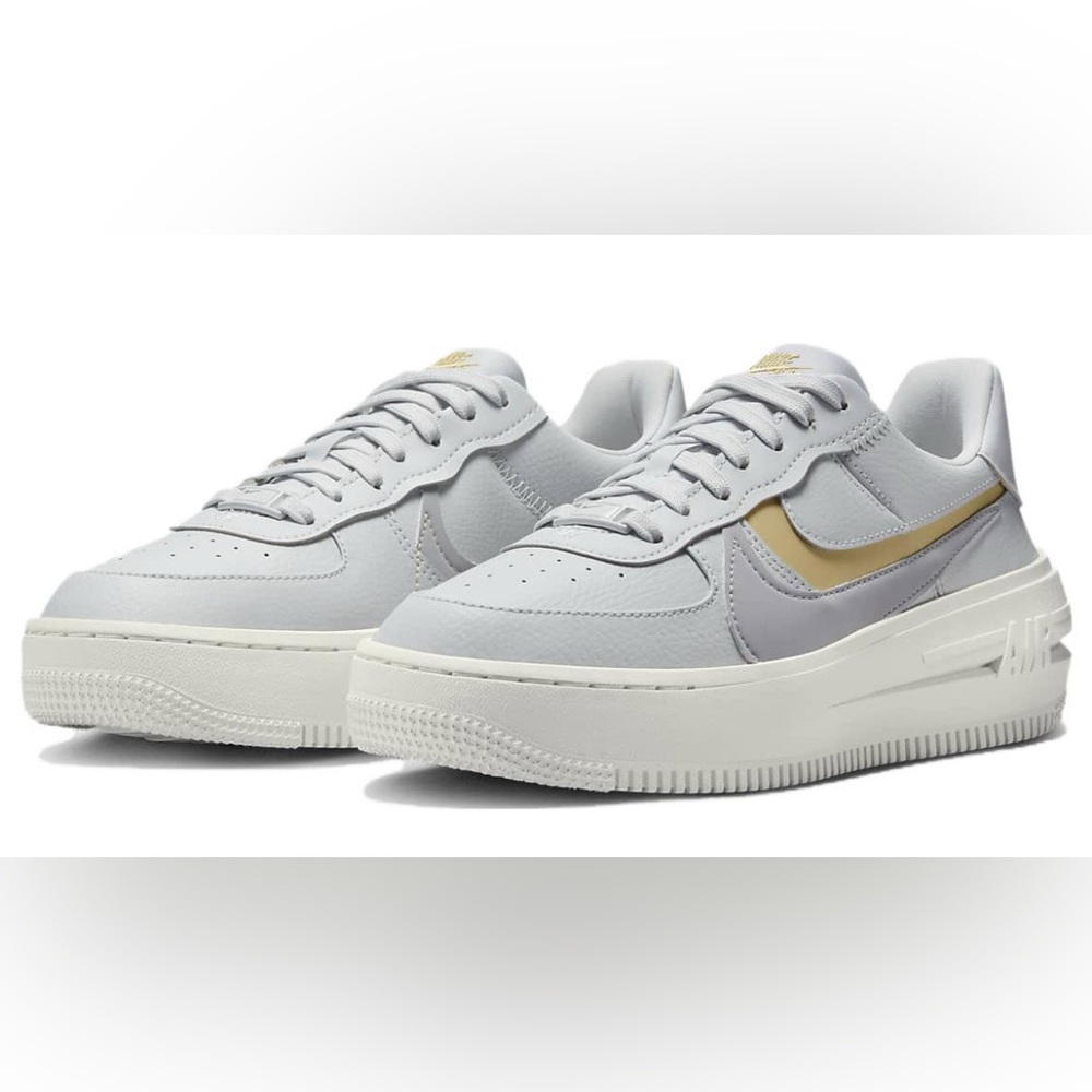 Nike Women's Air Force 1 Shadow - Light Gray and Beige